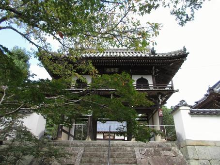 岡山県-大通寺-山門の写真