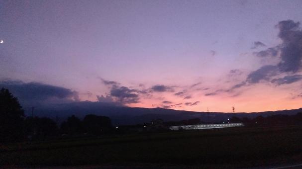 sunset sky, JPG