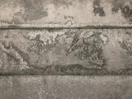 古く汚れたコンクリートの壁 古く汚れたコンクリートの壁の写真