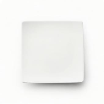 スクエアプレート スクエアプレート,皿,真俯瞰の写真素材