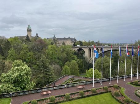 ルクセンブルク ルクセンブルク ルクセンブルク,橋,ヨーロッパの写真素材