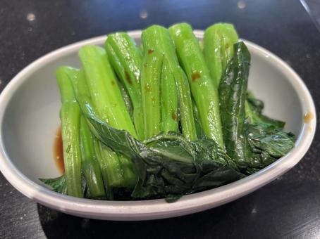 ガイランのオイスターソースがけ ガイランのオイスターソースがけ 野菜,茹でる,鉄分の写真素材