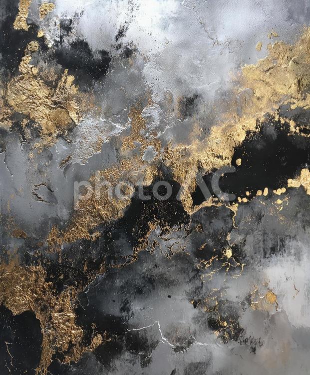 エレガントな黒と金の背景 抽象,抽象画,アートの写真素材