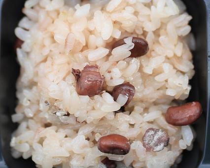 おこわ弁当 弁当,おこわ,米の写真素材