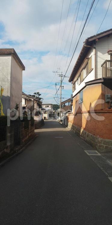 住宅地-須惠町 住宅地,家,町中の写真素材