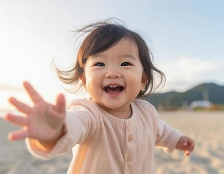 笑う赤ちゃん 笑う赤ちゃんの写真