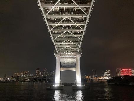 東京湾夜景 東京湾夜景の写真