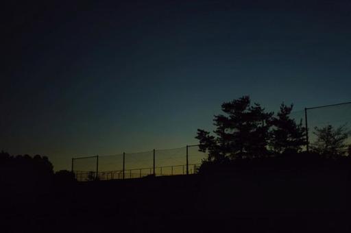 夜明け前の景色 夜明け前の景色の写真