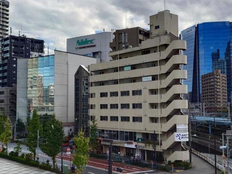 JR東日本大崎駅オフィスビル群 大崎駅,山手線,jrの写真素材