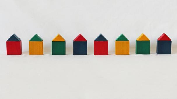 住宅街のイメージ 住宅街のイメージの写真