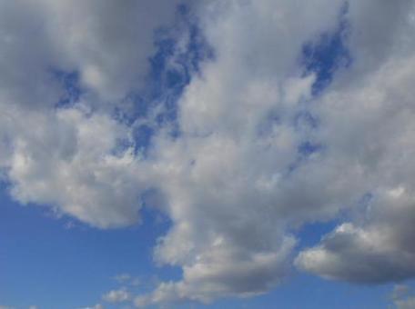 湧き上がる雲 湧き上がる雲の写真