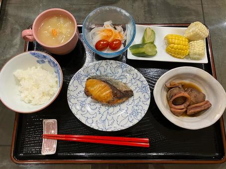 Grilled fish rice, JPG