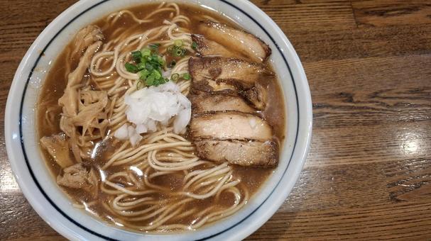ラーメン ラーメン,しょう油ラーメン,生姜醤油の写真素材