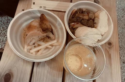 ペルー料理 ペルー料理 屋台,屋台飯,ペルーの写真素材