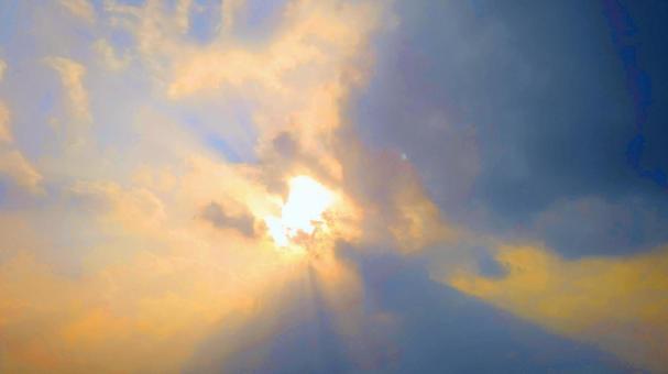 Photo, sky, light, divine, 