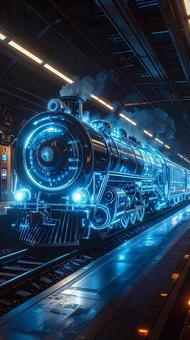 スチームパンクでサイバーSFな列車 スチームパンクでサイバーSFな列車の写真