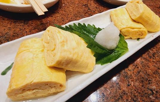 だし巻き 玉子焼き,だし巻き玉子,タマゴの写真素材