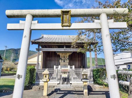 御霊神社　関ヶ原陣場野公園にて 御霊神社,関ヶ原,陣場野公園の写真素材