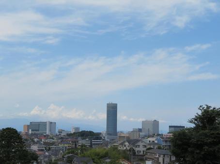 菊名方面から見た新横浜プリンスホテル 菊名方面から見た新横浜プリンスホテルの写真