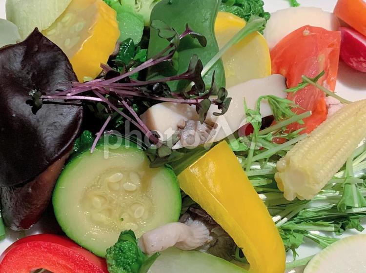 色とりどりの野菜 野菜,カット野菜,鮮やかの写真素材