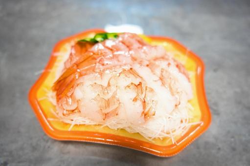 Fresh sweet shrimp sashimi, JPG Fresh sweet shrimp sashimi, JPG