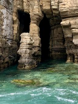 海の宮殿 海,岩,崖の写真素材