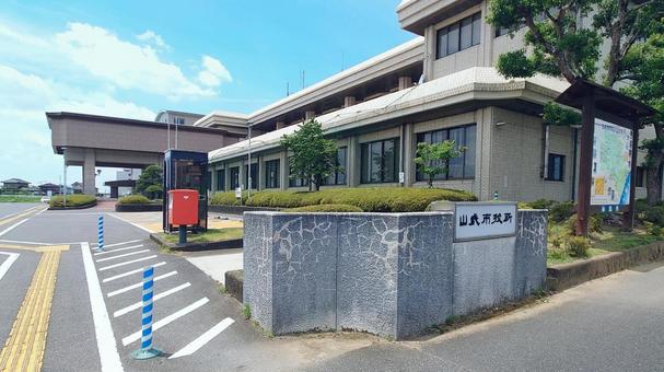 山武市役所庁舎 千葉県山武市 山武市役所庁舎 千葉県山武市 山武市役所,本庁舎,山武市の写真素材