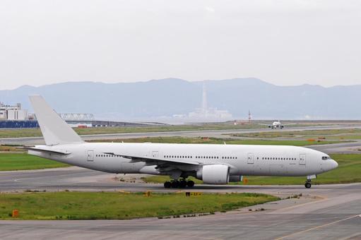 飛行機 飛行機 旅客機,航空機,フライトの写真素材