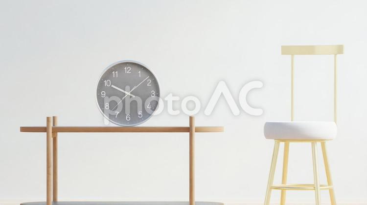 ブログやホームページ用インテリアイメージ 時計,雑貨,インテリアの写真素材