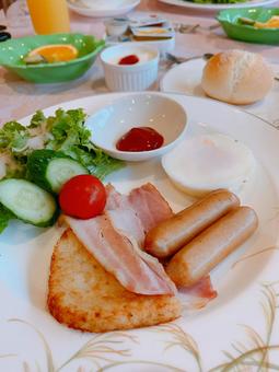 ホテルの朝食 ホテル,朝食,美味しいの写真素材