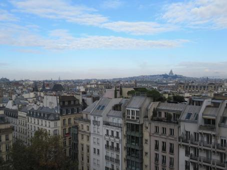 フランス、世界遺産、パリ、中心部の風景 フランス、世界遺産、パリ、中心部の風景 パリ中心部,展望,風景の写真素材