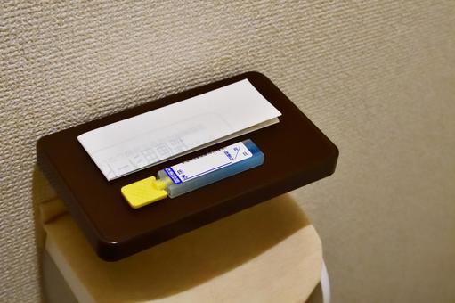 Photo, stool test kit, toilet, medical checkup, 