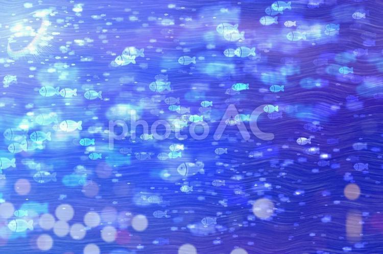 幻想的背景素材　水中の流れ・ブルー 背景画像,背景,背景素材の写真素材