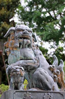 成田山新勝寺の狛犬の写真