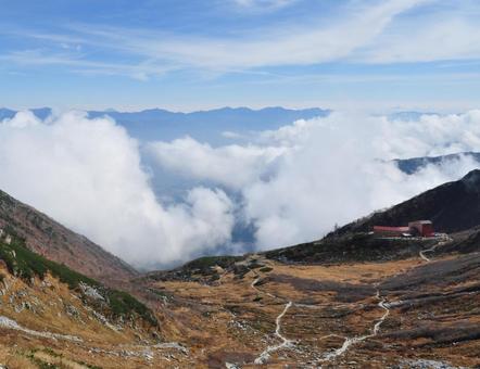 駒ヶ岳上からの風景 駒ヶ岳上からの風景の写真