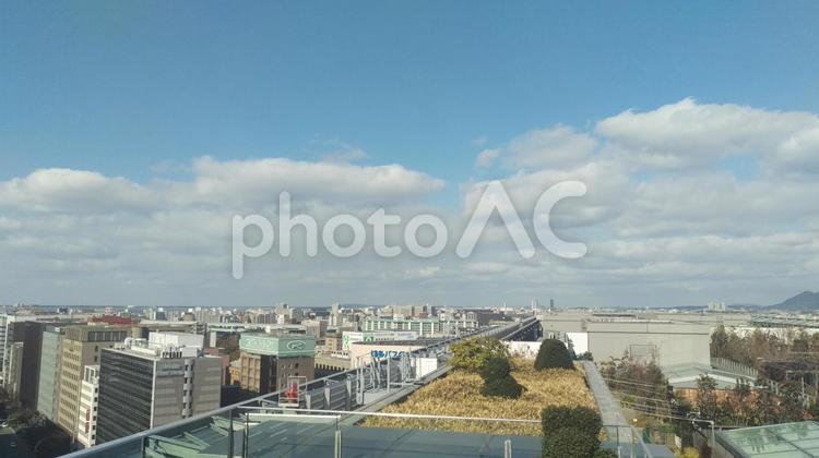 屋上からの風景 都市,建築,旅の写真素材