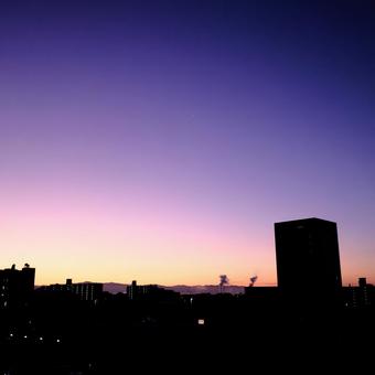 夜明け 夜明けの写真
