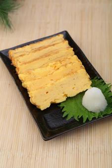 だし巻き卵 だし巻き卵,厚焼き玉子,卵焼きの写真素材