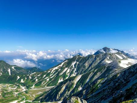 立山の山々 立山の山々 山,自然,風景の写真素材