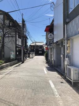京都 河原町 街並み 京都 河原町 街並みの写真