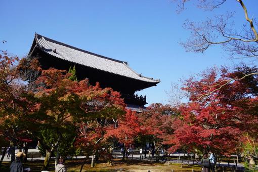 南禅寺 京都,紅葉,秋の写真素材