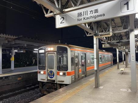 城北線（枇杷島駅） ホーム,鉄道,プラットホームの写真素材