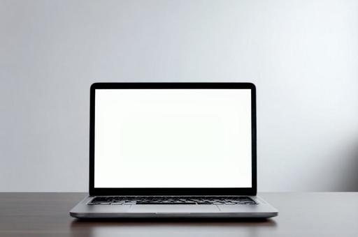 パソコン モックアップ MacBook風 パソコン モックアップ MacBook風の写真