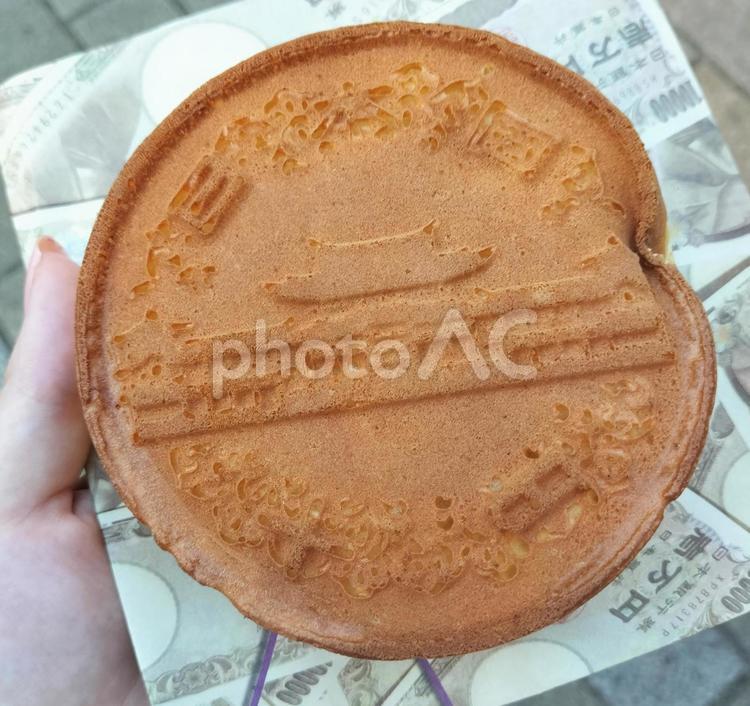 10円パン 10円パン,パン,屋台の写真素材