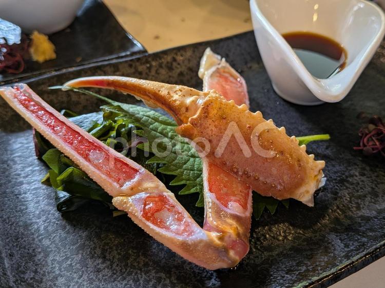 カニの足とハサミ、カニの刺身 蟹,カニ,かにの写真素材