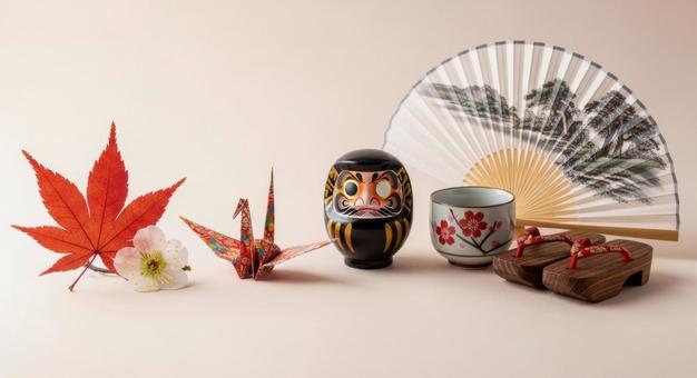 日本の伝統小物セット 日本の伝統小物セットの写真