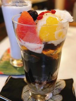 東京、台湾カフェのパフェ 東京、台湾カフェのパフェの写真