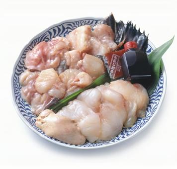 アンコウ鍋用の具材 アンコウ鍋用の具材 アンコウ,アンコウ鍋,鮟肝の写真素材