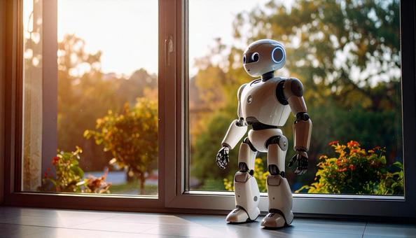 二足歩行のロボット 二足歩行のロボットの写真