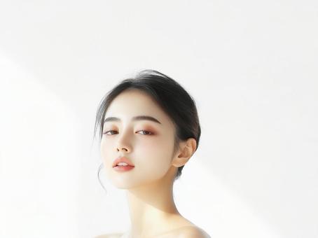美容系のバナーに使えそうな女性 美容系のバナーに使えそうな女性の写真